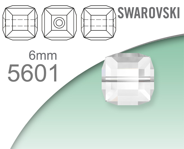 Swarovski 5601 Cube Bead 6mm