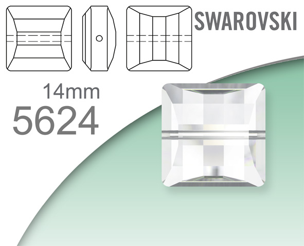Swarovski 5624 Stairway Bead 14mm