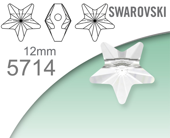 Swarovski 5714 Star Bead 12mm