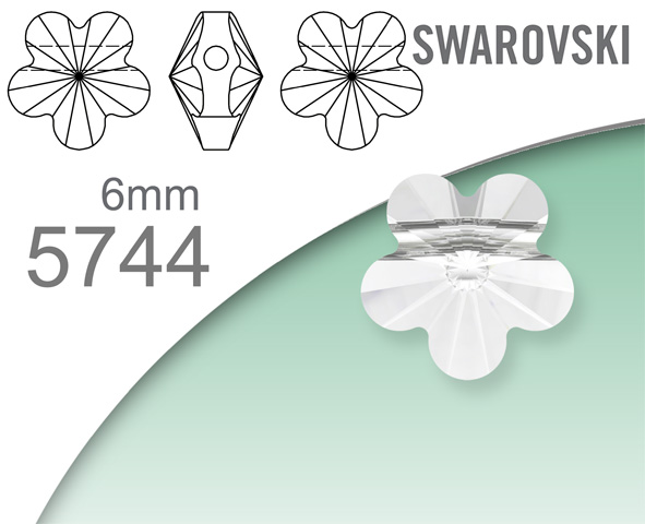 Swarovski 5744 Flower Bead 6mm
