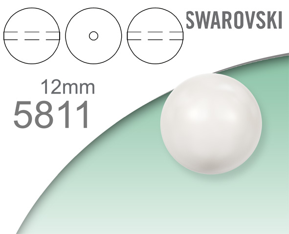 Swarovski 5811 Crystal Round Pearl 12mm