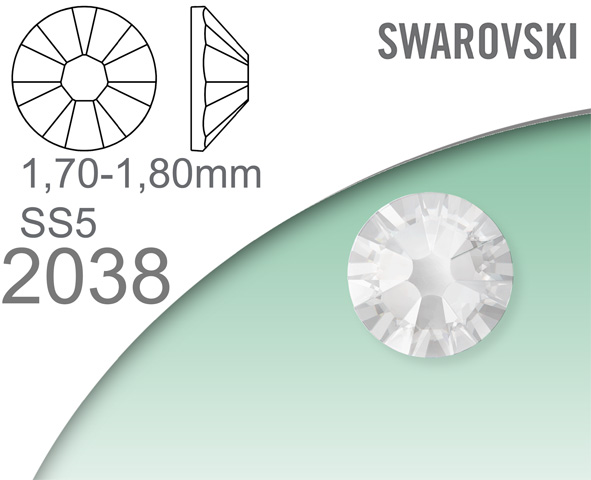 Swarovski 2038 XILION Rose SS5 (1,7-1,8mm)