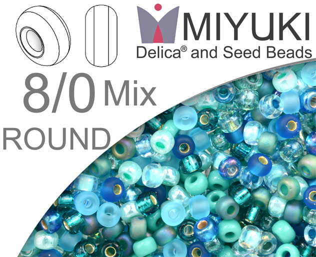 Miyuki Round 8/0 MIX