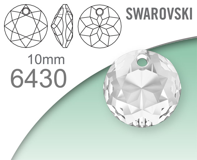Swarovski 6430 Classic Cut Pendant 10mm