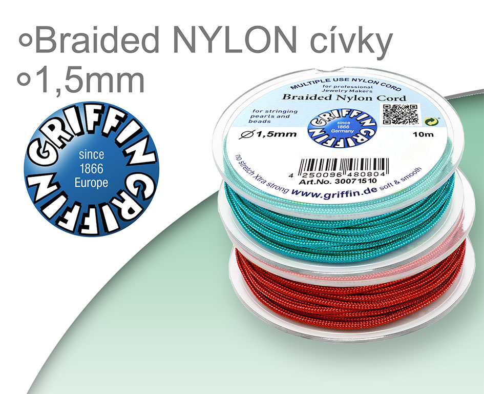 Braided NYLON GRIFFIN cívky 1,5mm