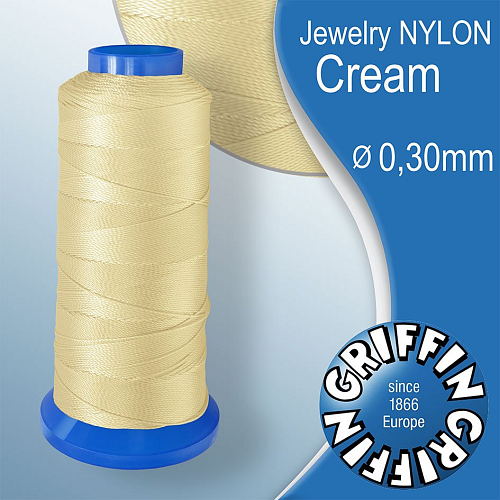 Jewelry NYLON GRIFFIN síla nitě 0,30mm Barva Cream