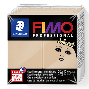 FIMO professional DollArt balení 85g. Barva č.45 Písková