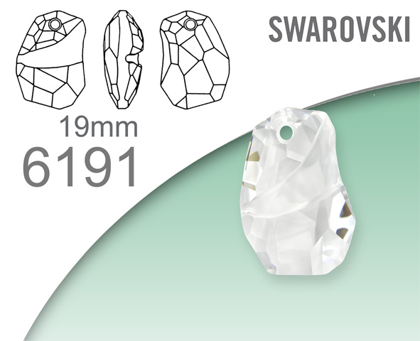 Swarovski 6191 Divine Rock pendant 19mm