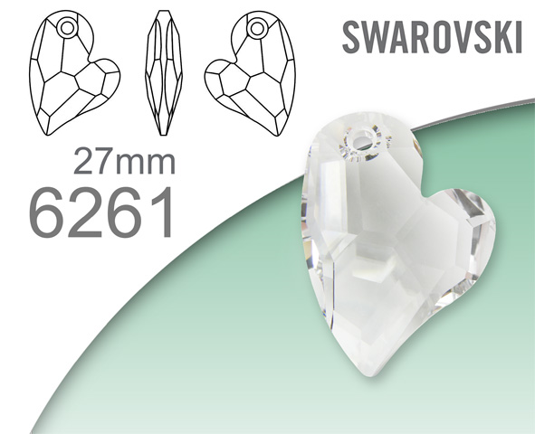 Swarovski 6261 Devoted 2 U Heart 27mm