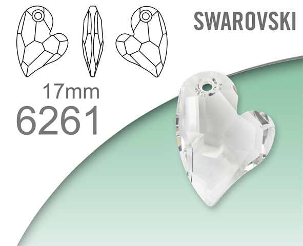 Swarovski 6261 Devoted 2 U Heart 17mm