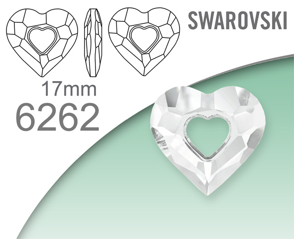 Swarovski 6262 Miss U Heart 17mm