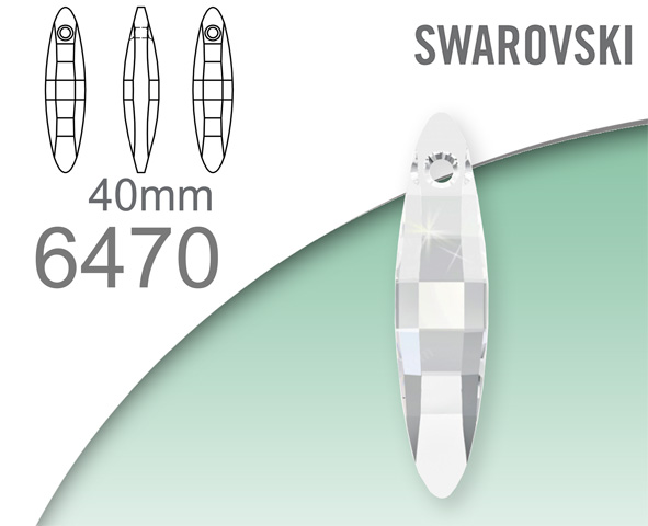 Swarovski 6470 Ellipse Pendant 40mm