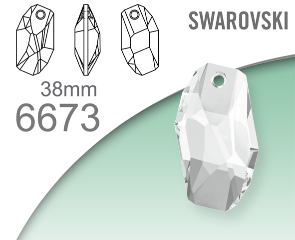 Swarovski 6673 Meteor Pendant 38mm