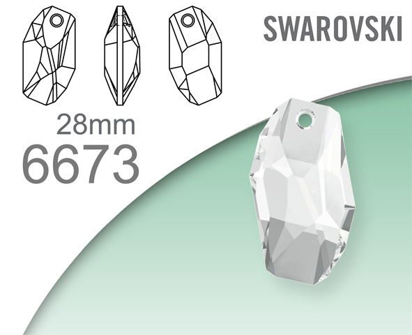 Swarovski 6673 Meteor Pendant 28mm