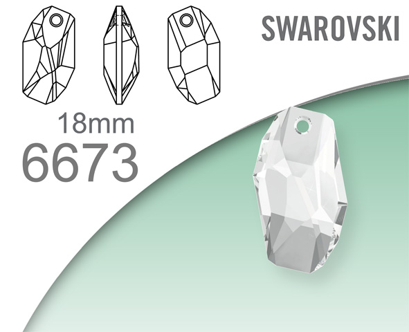Swarovski 6673 Meteor Pendant 18mm
