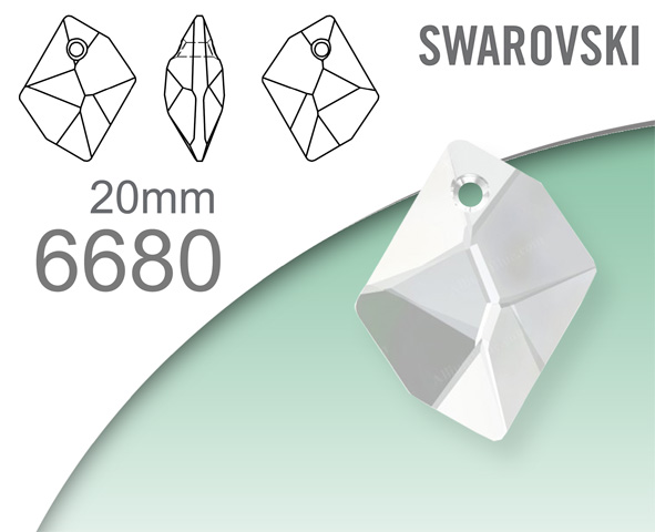 Swarovski 6680 Cosmic Pendant 20mm