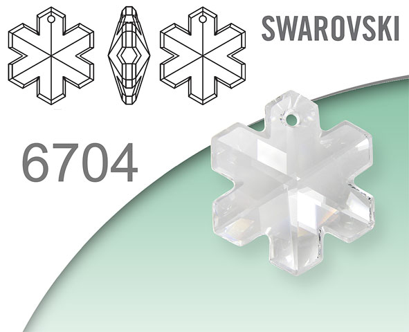Swarovski 6704 Snowflake pendant
