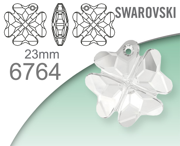 Swarovski 6764 Clover pendant 23mm