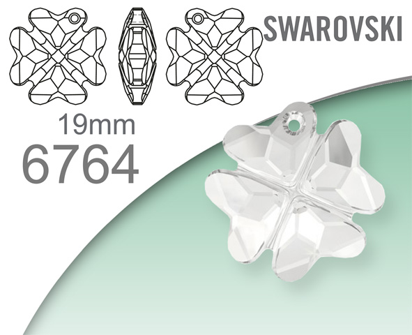 Swarovski 6764 Clover pendant 19mm