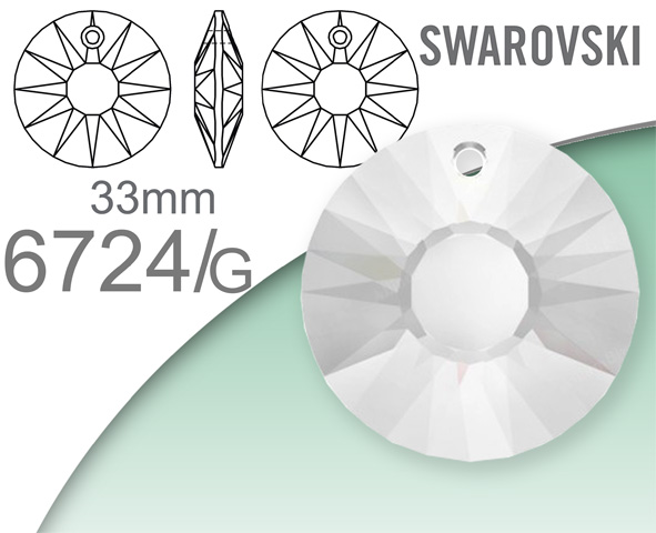 Swarovski 6724/G Sun pendant 33mm