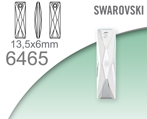 Swarovski 6465 Queen Baguette pendant 13,5x6mm