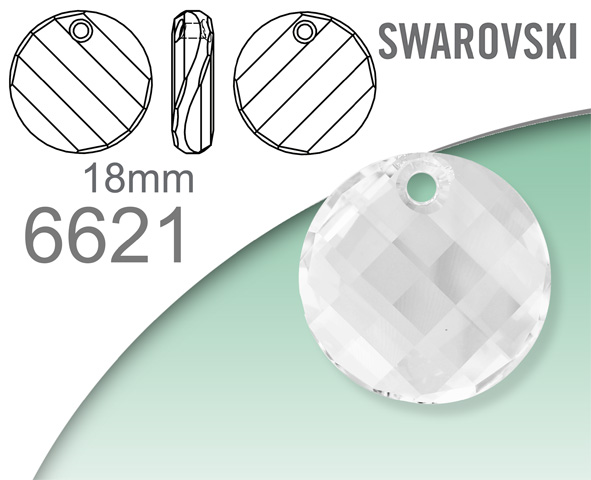 Swarovski 6621 Twist pendant 18mm