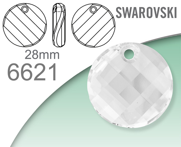 Swarovski 6621 Twist pendant 28mm