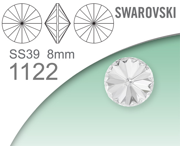 Swarovski 1122 RIVOLI  SS39 (8mm)