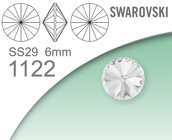 Swarovski 1122 RIVOLI  SS29 (6mm)