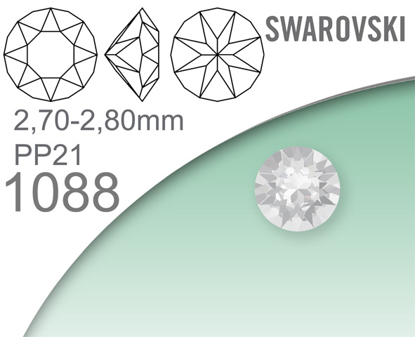 Swarovski 1088 XIRIUS Chaton  PP21 (2,70-2,80mm)