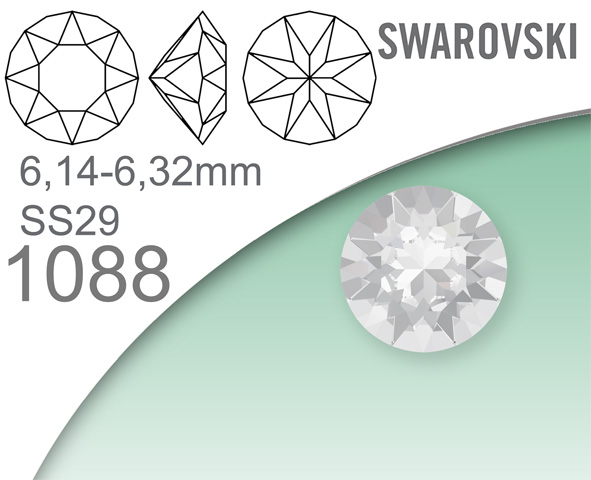 Swarovski 1088 XIRIUS Chaton  SS29 (6,14-6,32mm)