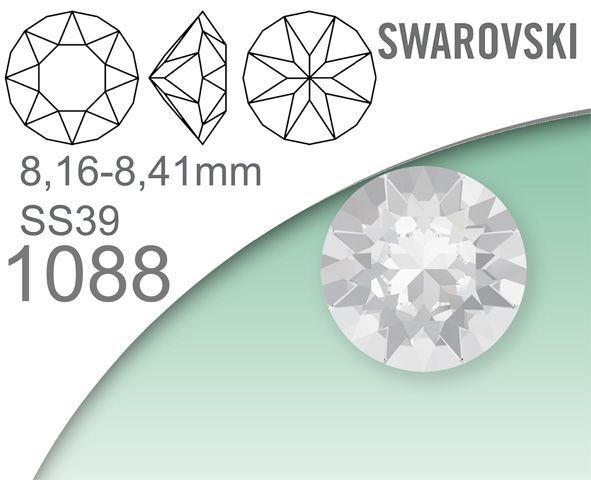 Swarovski 1088 XIRIUS Chaton  SS39 (8,16-8,41mm)