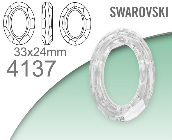 Swarovski 4137 Cosmic Oval 33x24mm