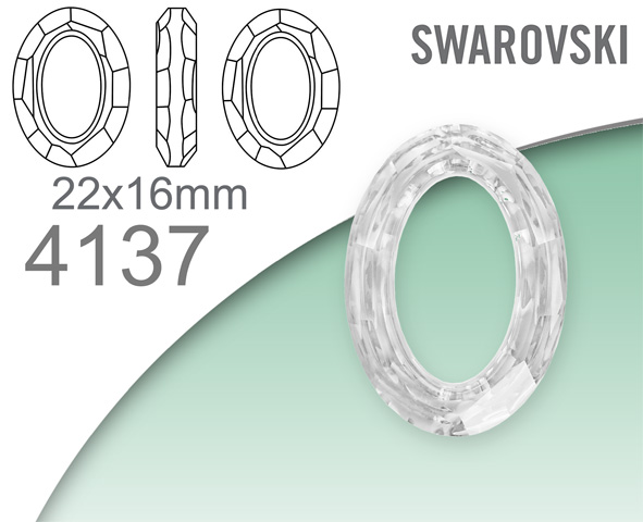 Swarovski 4137 Cosmic Oval  22x16mm