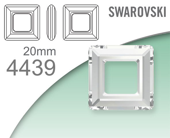 Swarovski 4439 Square Ring 20mm