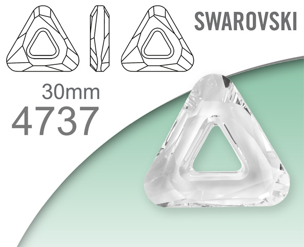 Swarovski 4737 Cosmic Triangle 30mm