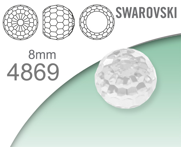 Swarovski 4869 Disco Ball 8mm