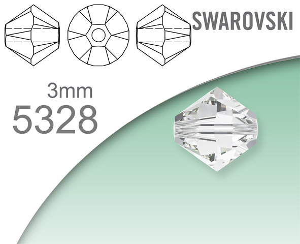 Swarovski 5328 XILION Bead 3mm