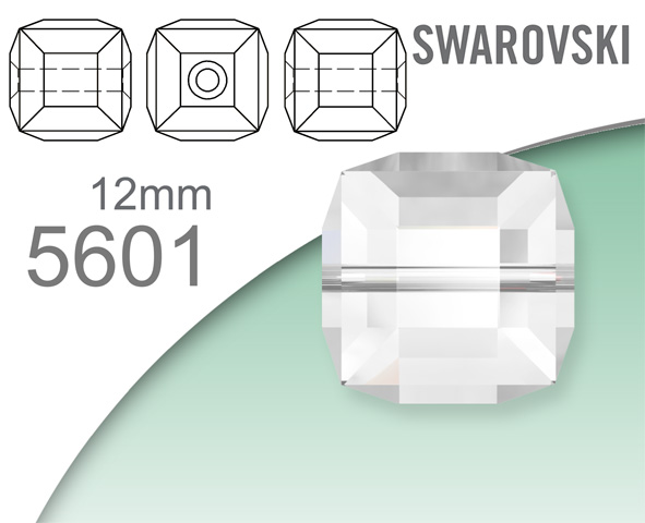 Swarovski 5601 Cube Bead 12mm