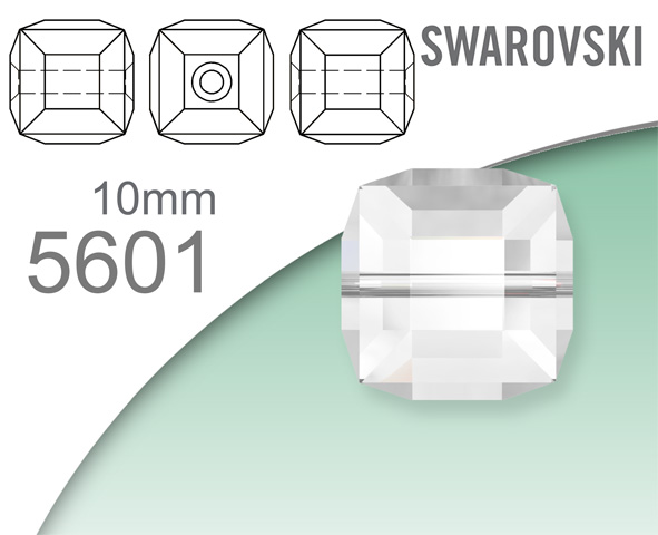 Swarovski 5601 Cube Bead 10mm