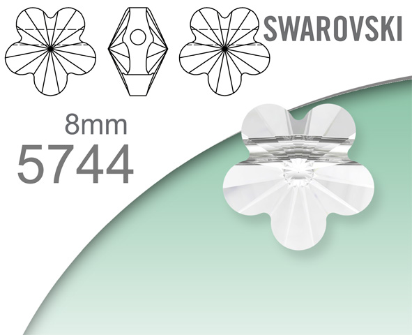 Swarovski 5744 Flower Bead 8mm