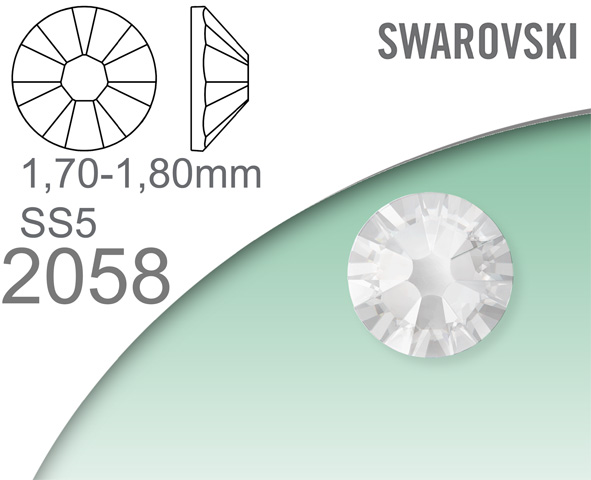 Swarovski 2058 XILION Rose SS5 (1,7-1,8mm)