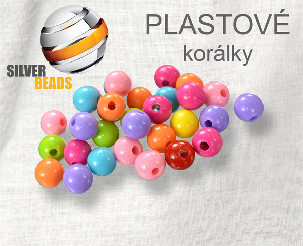 Korálky Plastové