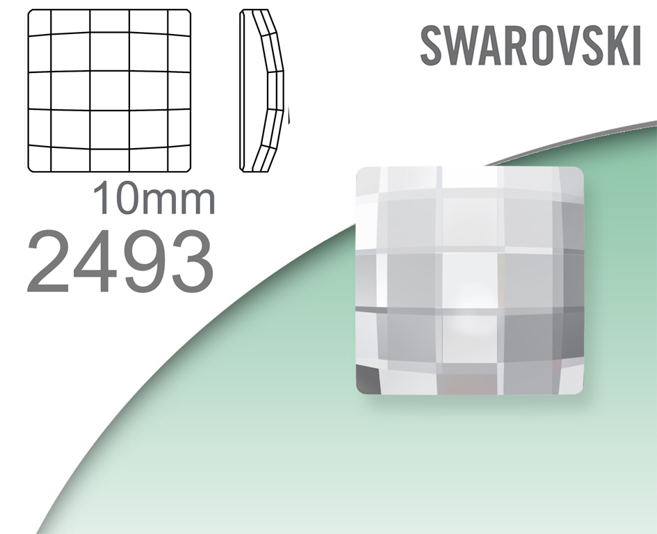 Swarovski 2493 Chessboard FB 10mm