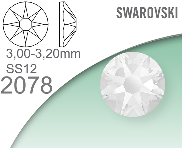 Swarovski 2078 XIRIUS Rose SS12 (3,0-3,2mm)