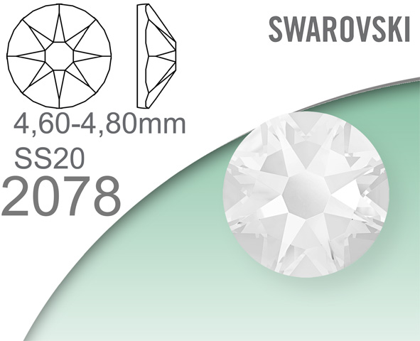 Swarovski 2078 XIRIUS Rose SS20 (4,6-4,8mm)