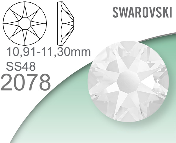 Swarovski 2078 XIRIUS Rose SS48 (10,9-11,3mm)