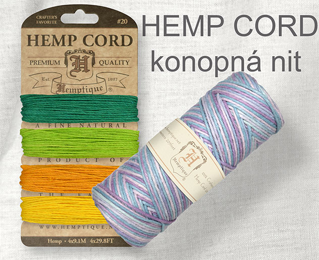 HEMP CORD konopná nit