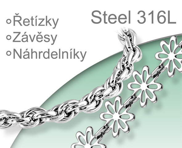 Ocel 316L Řetízky, Náhrdelníky, Závěsy