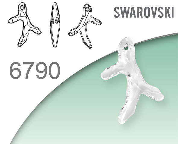 Swarovski 6790 Coral pendant